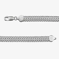 Made in Italy Sterling Silver Inch Solid Link Chain Bracelet