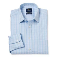 Stafford Slim Sweat Repel Mens Fit Long Sleeve Dress Shirt