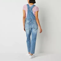 Arizona Sleeveless Womens Overalls-Juniors