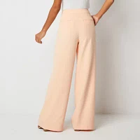 Worthington Womens High Rise Wide Leg Pant