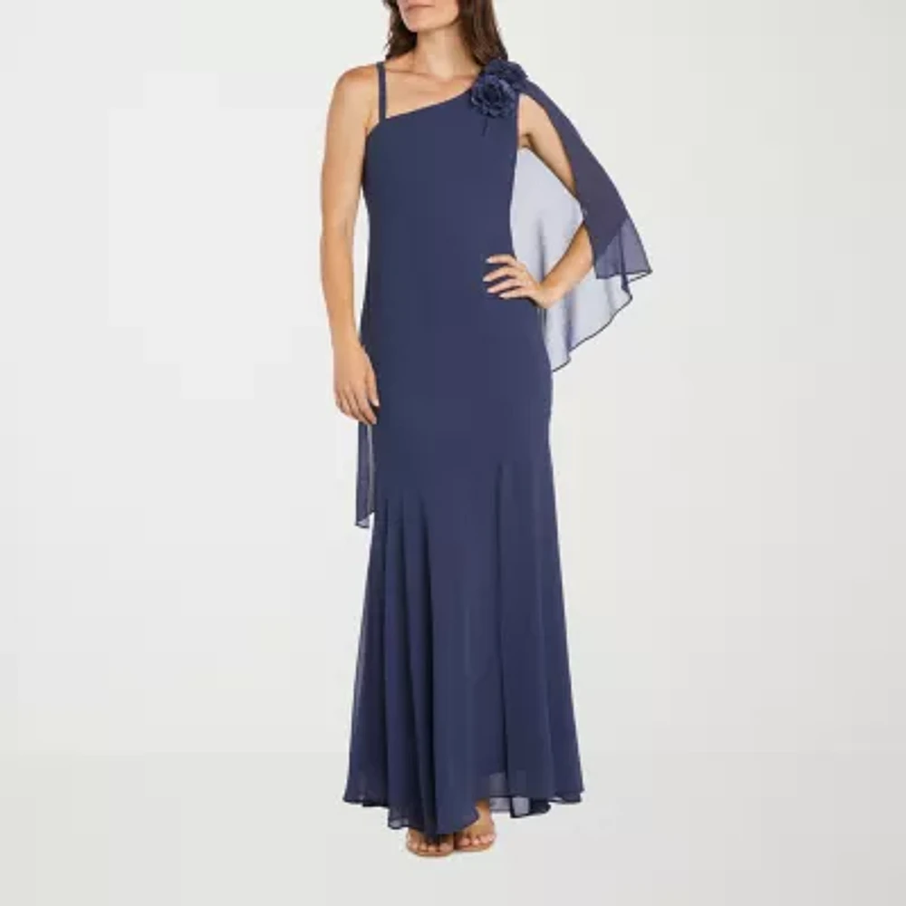 R & M Richards Womens Sleeveless Evening Gown