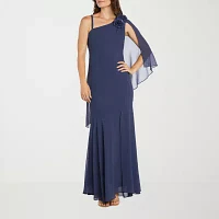 R & M Richards Womens Sleeveless Evening Gown