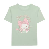 Little & Big Girls Crew Neck Short Sleeve Hello Kitty Graphic T-Shirt