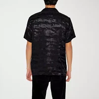 Forever 21 Mens Short Sleeve Abstract Button-Down Shirt