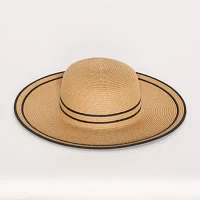 Liz Claiborne Double Stripe Womens Floppy Hat