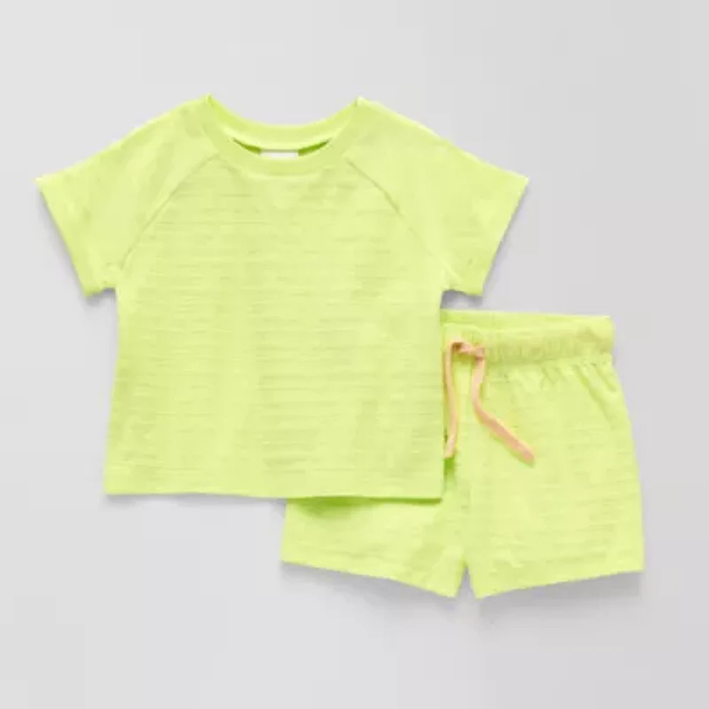 Okie Dokie Baby Boys 2-pc. Short Set