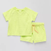 Okie Dokie Baby Boys 2-pc. Short Set