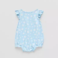Okie Dokie Baby Girls Short Sleeve Romper