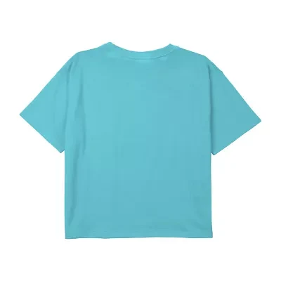 Disney Collection Little & Big Girls Crew Neck Short Sleeve Spiderman Graphic T-Shirt
