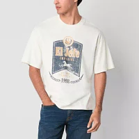 Arizona Mens Short Sleeve Boxy Fit Graphic T-Shirt