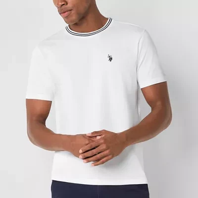 U.S. Polo Assn. Tipped Stretch Mens Crew Neck Short Sleeve T-Shirt