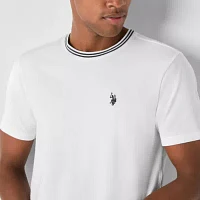 U.S. Polo Assn. Tipped Stretch Mens Crew Neck Short Sleeve T-Shirt