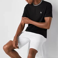 U.S. Polo Assn. Tipped Stretch Mens Crew Neck Short Sleeve T-Shirt