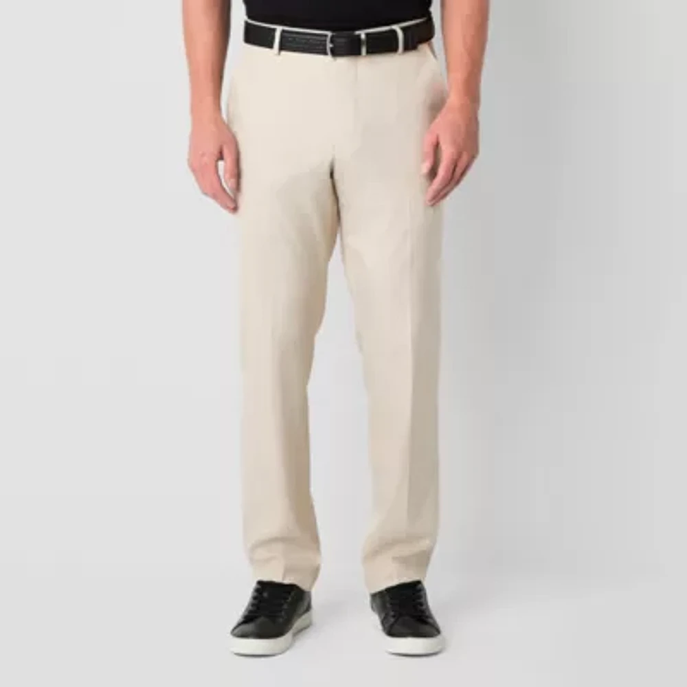 J. Ferrar Mens Classic Fit Flat Front Pant