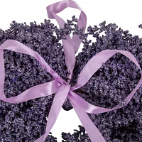 Northlight Lavender Heart Spring Wreath