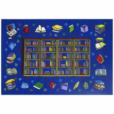 Reading Time Rectangular Rugs & Floor Coverings Indoor Accent Rugs