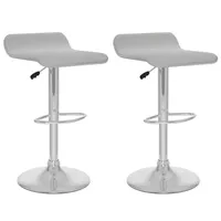 Corliving 2-Pc. Curved Seat Adjustable Barstools