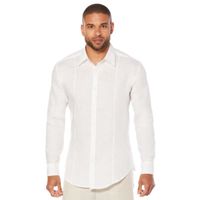 Cubavera Mens Regular Fit Long Sleeve Button-Down Shirt