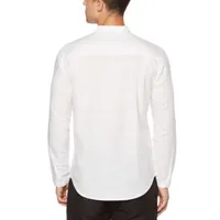 Cubavera Mens Long Sleeve Popover