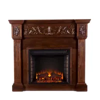 Carved Electric Fireplace