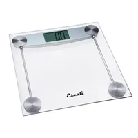 Escali Glass And Chrome Digital Display Bathroom Scale