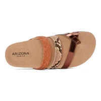 Arizona Jean Co Fabian Womens Adjustable Strap Footbed Sandals