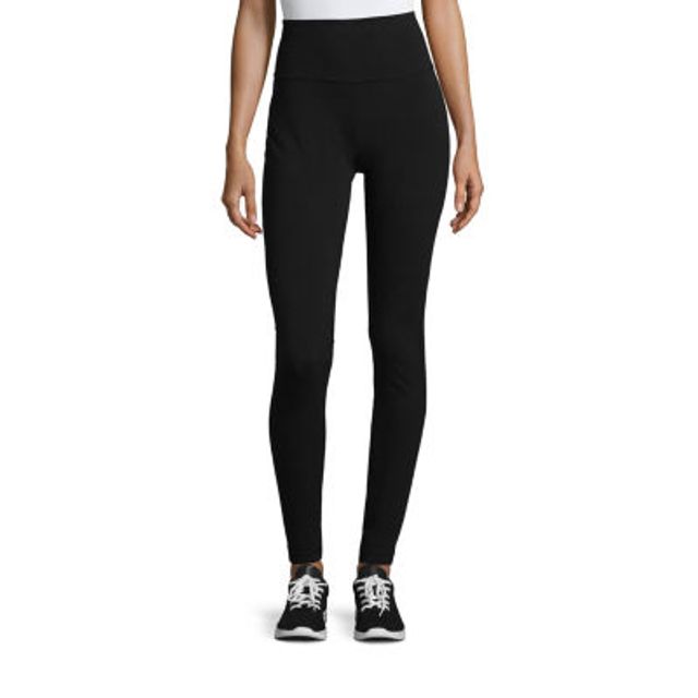 St. John's Bay Womens Mid Rise Ponte Legging Pant