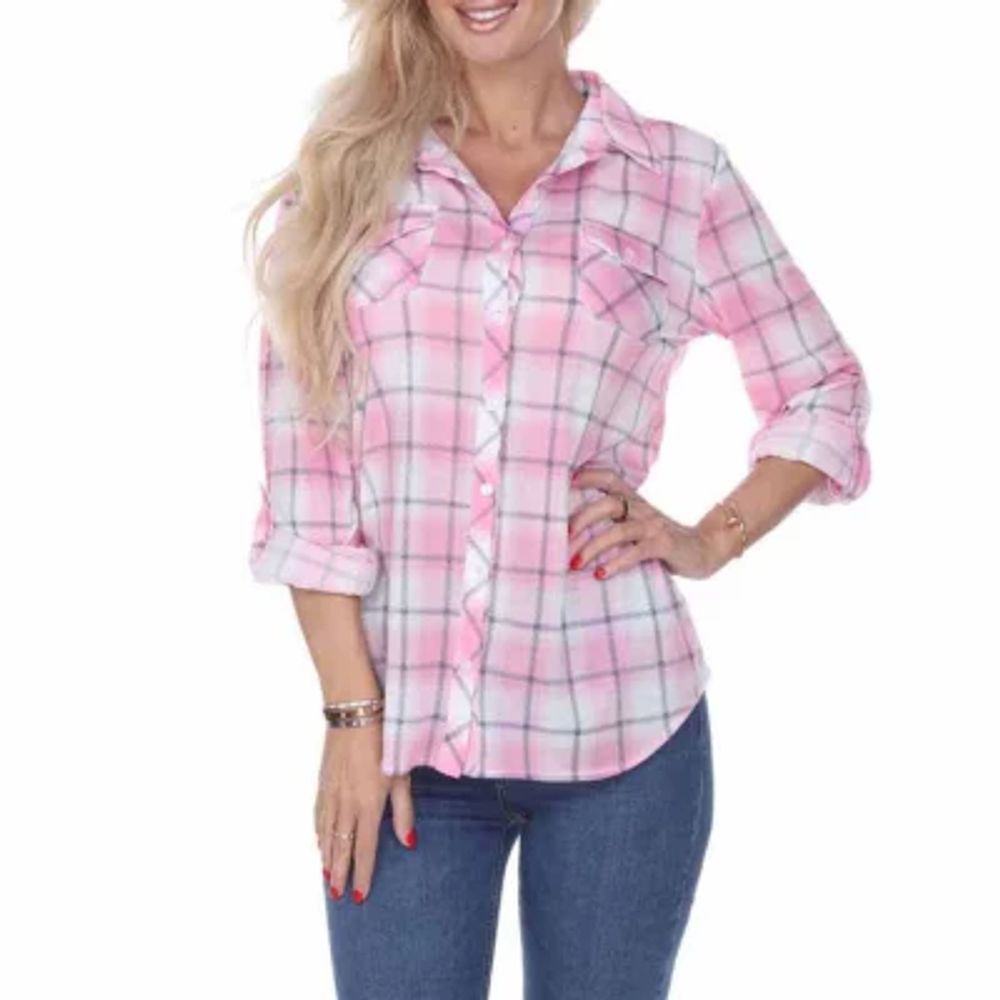 jcpenney button down shirts womens