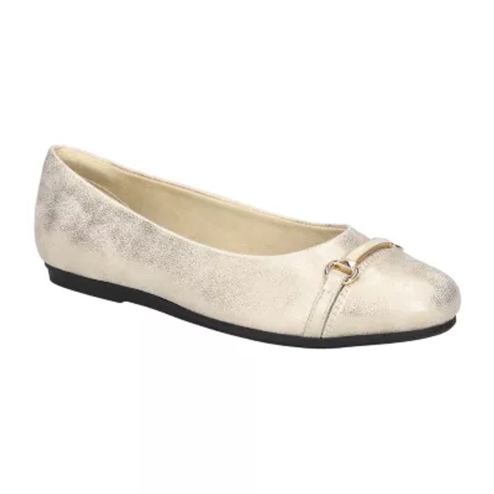 Easy Street Womens Asher Ballet Flats