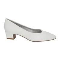 Easy Street Womens Myrtle Block Heel Pumps