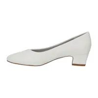 Easy Street Womens Myrtle Block Heel Pumps