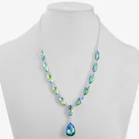 Monet Jewelry Glass 17 Inch Cable Y Necklace