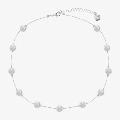 FINE JEWELRY Womens Lab Created Sapphire Sterling Silver Tennis Necklaces |  Pueblo Mall