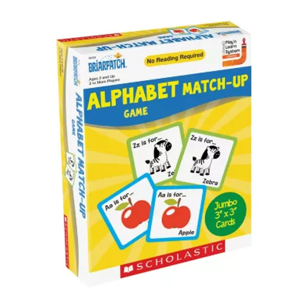 Briarpatch Scholastic Alphabet Match-Up Game Card Game