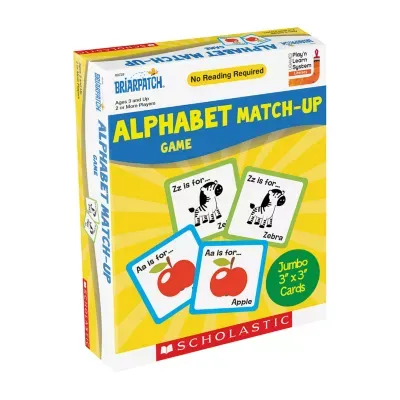 Briarpatch Scholastic Alphabet Match-Up Game Card Game