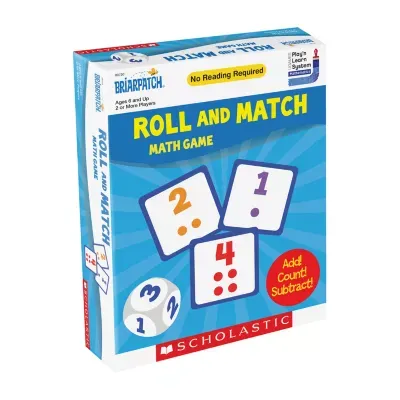 Briarpatch Scholastic Roll And Match Math Game