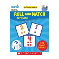 Briarpatch Scholastic Roll And Match Math Game Brain Game