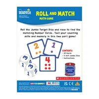 Briarpatch Scholastic Roll And Match Math Game Brain Game