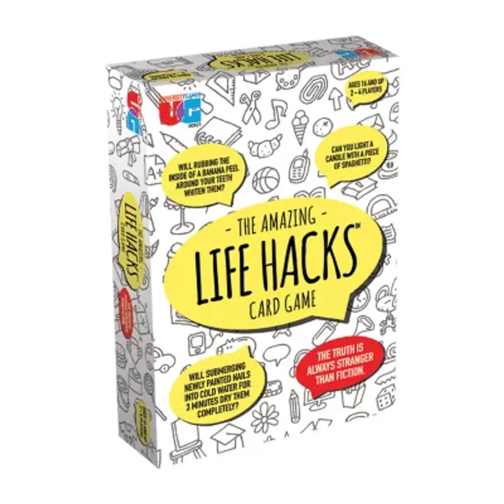 University Games The Amazing Life Hacks Card Game