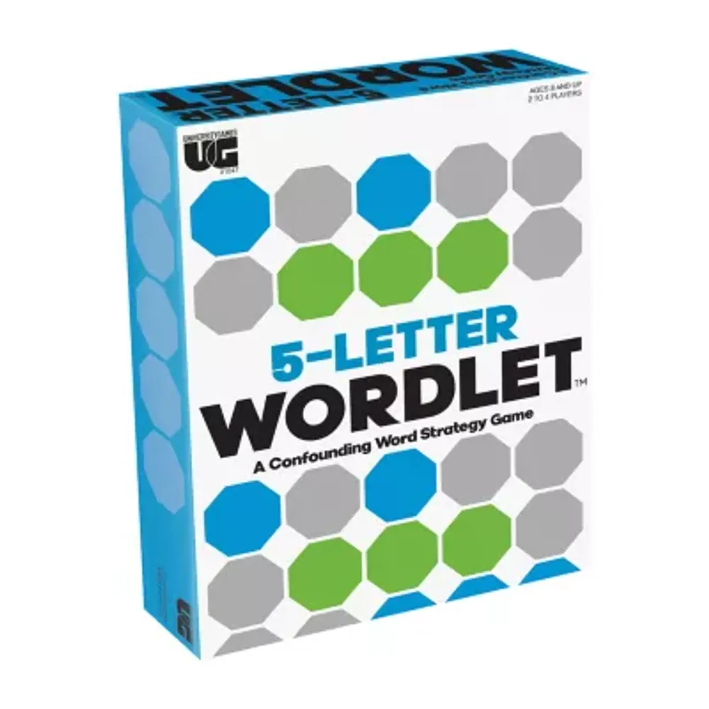 University Games 5-Letter Wordlet Word Strategy Game Card Game