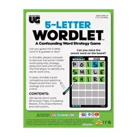 University Games 5-Letter Wordlet Word Strategy Game Card Game