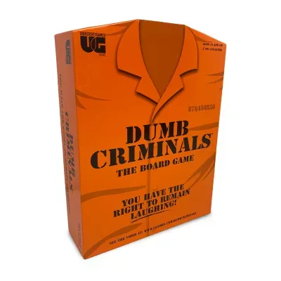 University Games Dumb Criminals: The Board Game Board Game