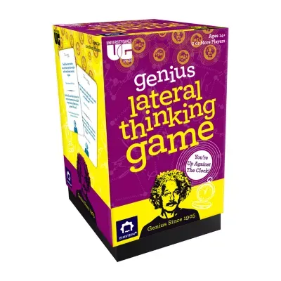 University Games Einstein Genius Lateral Thinking Game Board Game