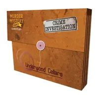 University Games Murder Mystery Party Case Files: Underwood Cellars Board Game
