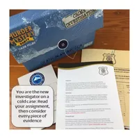 University Games Murder Mystery Party Case Files: Death In Antarctica Board Game