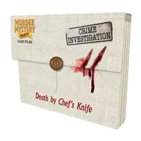University Games Murder Mystery Party Case Files: Death By Chef'S Knife Board Game