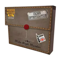 University Games Murder Mystery Party Case Files: Mile-High Murder Board Game