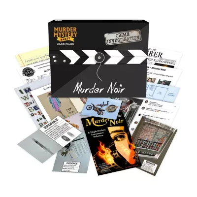 University Games Murder Mystery Party Case Files: Murder Noir Board Game