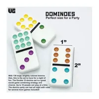 University Games Double 15 Party Dominoes Dominoes