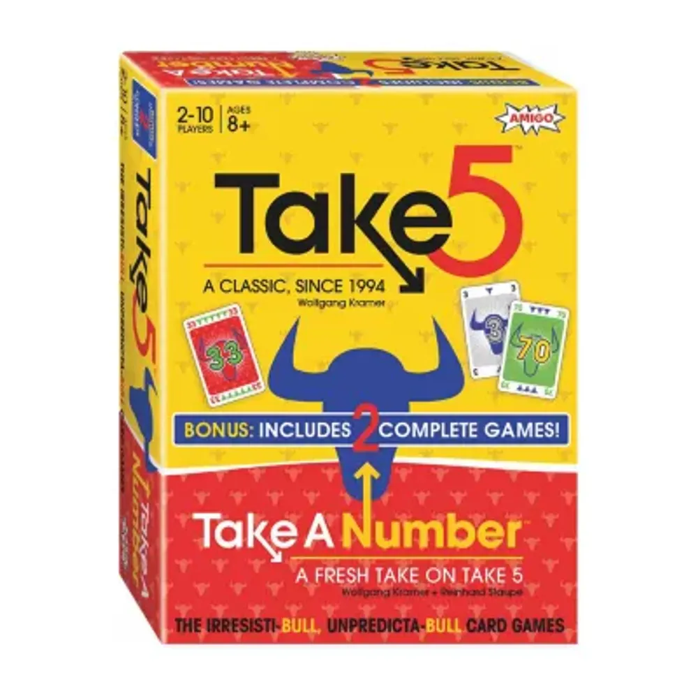 Amigo Take 5 / Take A Number Bonus Pack Card Game